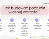 Jak budować poczucie własnej wartości? 5 kroków: myśl dobrze o sobie, odkrywaj pasje, akceptuj siebie, bądź odpowiedzialny, nie porównuj się.