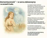Ilustracja przedstawia dziewczynę w białej sukni, która trzyma się za serce, obok niej unosi się duch mężczyzny.