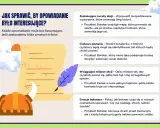 Ilustracja z hełmem wikinga, zwojem i piórem, przedstawiająca zasady pisania wciągających opowiadań.