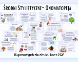Onomatopeje to słowa naśladujące dźwięki, jak "miau" czy "bum". Wzbogacają język, tworząc obrazy dźwiękowe.