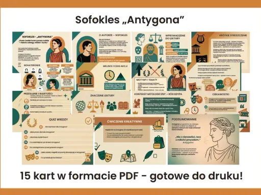 Antygona Sofoklesa: motywy konfliktu prawa boskiego i ludzkiego, odwagi, miłości i buntu. Wartości, które nie mogą zostać zniszczone.