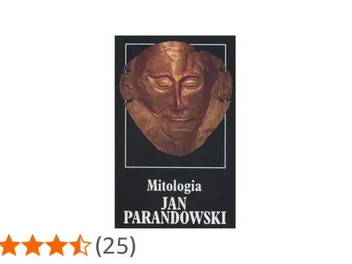 Złota maska Agamemnona z książki "Mitologia" Jana Parandowskiego.