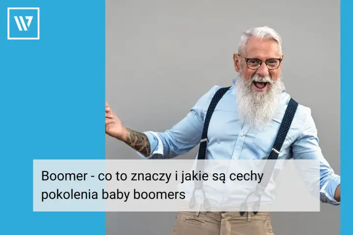 Uśmiechnięty mężczyzna z siwą brodą i tatuażami, symbol pokolenia boomers.